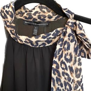 Hilo leopard sleeveless shirt